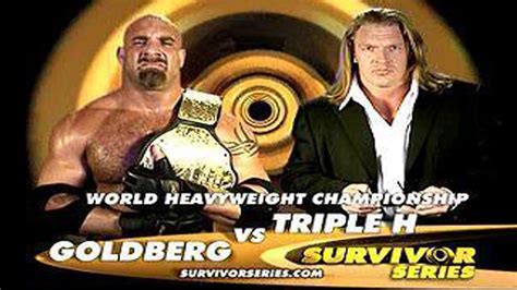 Wwe Triple H Vs Goldberg X Wallpaper Teahub Io