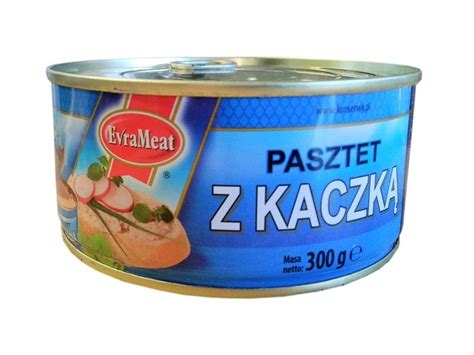 EVRA MEAT PASZTET Z KACZKĄ KONSERWA 300 g Spożywcze Konserwy