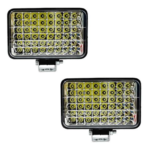 Par Faros Led X Rectangular Unidad Alta Baja Env O Gratis