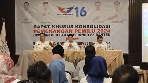 TGB Zainul Majdi Hadiri Di Rapat Khusus Konsolidasi Partai Perindo