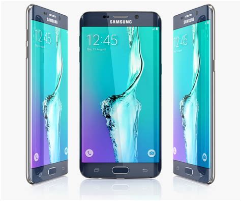 Samsung Galaxy S6 Edge Plus Black Sapphire 3d Model 39 Obj Max Ma Lwo Fbx C4d 3ds Free3d