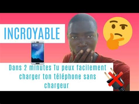 Comment Charger Son T L Phone Rapidement Sans Chargeur Youtube