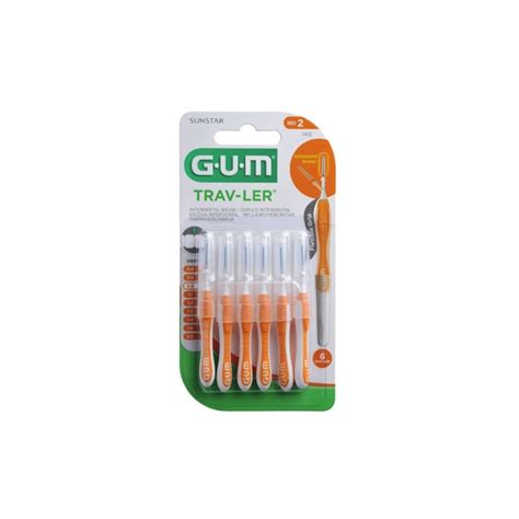 Comprar GUM Cepillo Interdental TRAV LER Cilíndrico 1412 Farma10