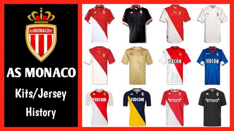 As Monaco Jersey Historyevolution From 2000 To 2022 Home And Away