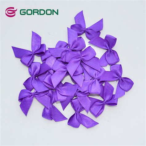 Wholesales Small Satin Ribbon Mini Lingerie Bow Gordon Ribbons Trimmings Professional Supply