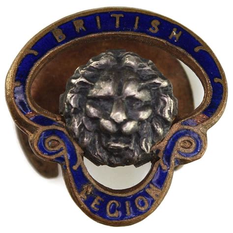 Royal British Legion Rbl Members Small Lapel Badge