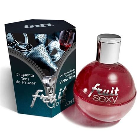 Gel Comestível Fruit Sexy Sabor Vinho Tinto ml INTT Sex Shop Amor de Luxo O seu sexyshop