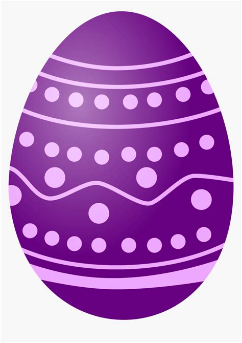 Purple,polka Dot,easter Egg - Transparent Easter Egg Clipart, HD Png ...