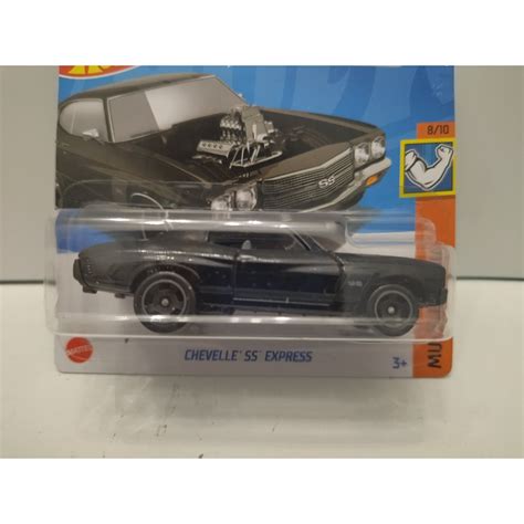 CHEVROLET CHEVELLE SS EXPRESS 8 10 MUSCLEMANIA 1 64 HOT WHEELS BCN STOCK CARS