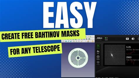 How To Make Custom Bahtinov Masks For Free With A 3d Printer And Freecad