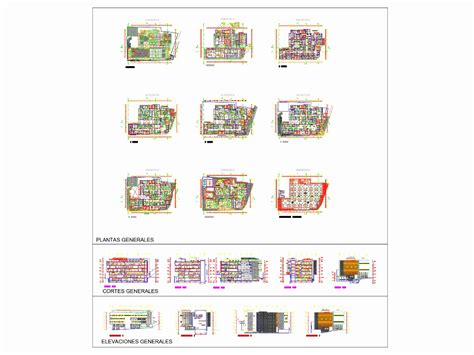 5-story hospital in AutoCAD | Download CAD free (26.01 MB) | Bibliocad