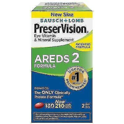 Bausch Lomb Preservision Areds Formula Soft Gels Eye Vitamin