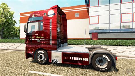 Weihnachts skin für MAN LKW für Euro Truck Simulator 2