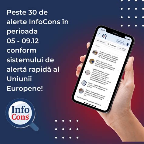 Peste 30 de alerte InfoCons în perioada 05 09 12 conform sistemului