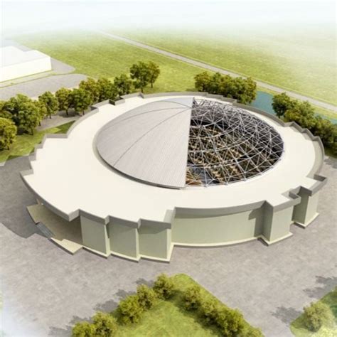 Togo Dome Space Frame Conference Hall Roof | Space frame, Frame dome ...