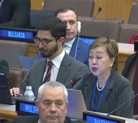 Philippine Mission To The Un On Twitter Undersecretary Bersales