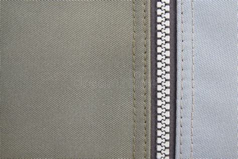 Texture Of Fabric With Zipper Stock Photo Image Of Vertical Seam