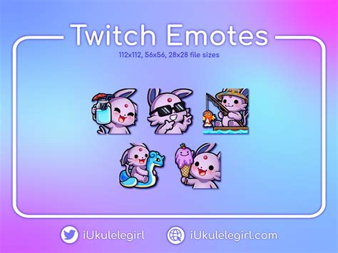 Espeon Pokemon Emotes Twitch Discord Etsy