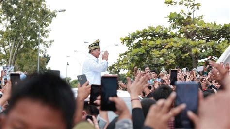 Foto Prabowo Konsolidasi Dengan Relawan Di Lampung Ini Agenda Lengkapnya