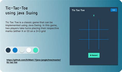 Tic Tac Toe Java Swing Figma