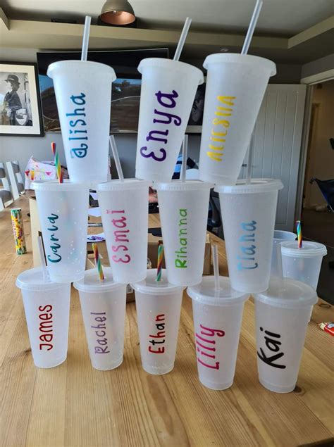 Personalised Colour Changing Cold Cups Etsy UK