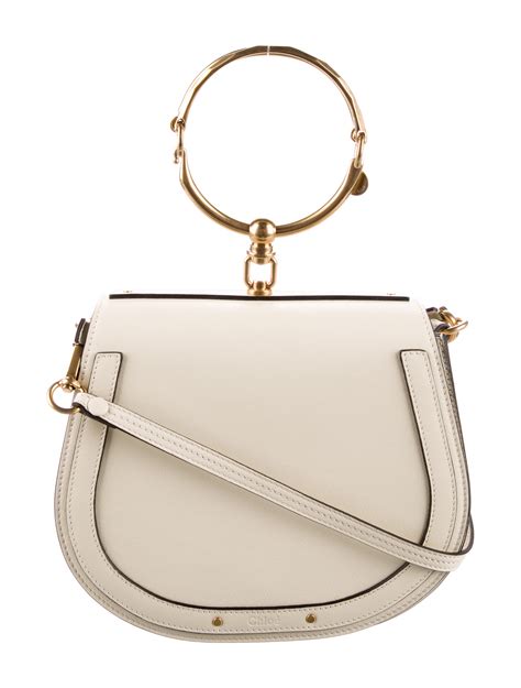 Chloé Small Nile Bracelet Bag Neutrals Shoulder Bags Handbags