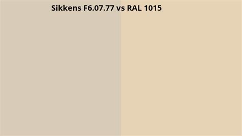 Sikkens F6 07 77 En RAL 1013 Naast Elkaar RAL Kleuren