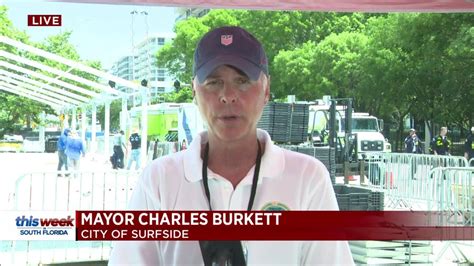 This Week In South Florida Surfside Mayor Charles Burkett Youtube