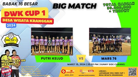 Live Putri Kelud Vs Mars Dwk Cup Desa Wisata Kranggan Youtube