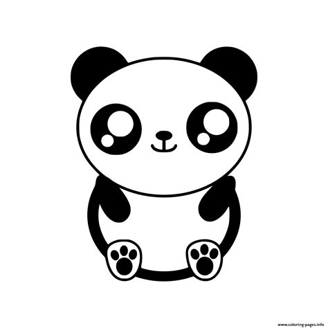 Coloring Pages Printable Panda