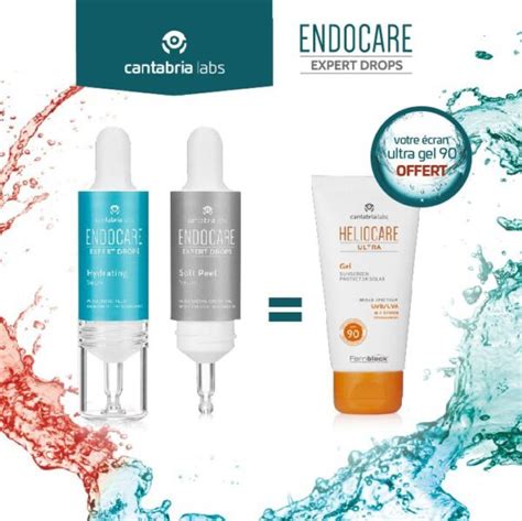 Endocare Expert Drops Hydrating Protocol Heliocare Ulta Gel 90 Pack