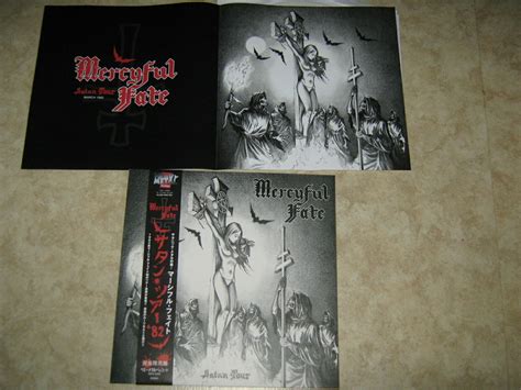 Mercyful Fate Satan Tour 2 White Vinyl Lpand Obiand Poster Ltd 100 King Diamond