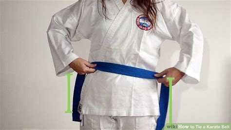 How to Tie a Karate Belt (with Pictures) - wikiHow