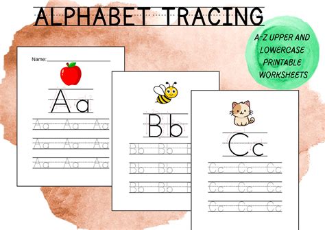 Alphabet Tracing Worksheets A Z Printable Worksheets Upper And