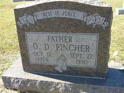 O D Fincher Find A Grave Memorial