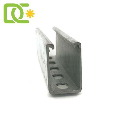 High Corrosion Resistent Hot DIP Galvanized Steel C Channel For Solar Panel Mouting Structure