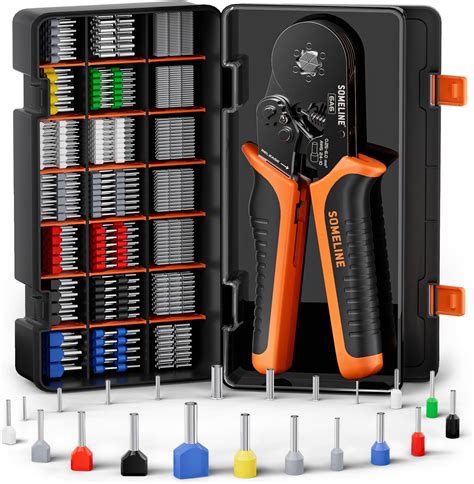 Crimpzangen Set von SCHMITZ Tools 1800 Teile Premium Aderendhülsen