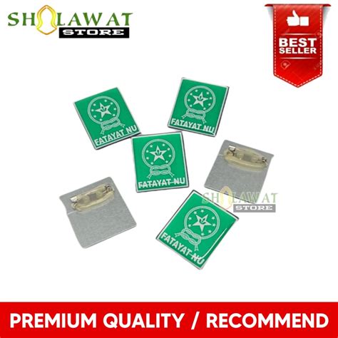 Jual Pin Fatayat Nu Resin Lencana Fatayat Nu Bros Fatayat Nu Resin