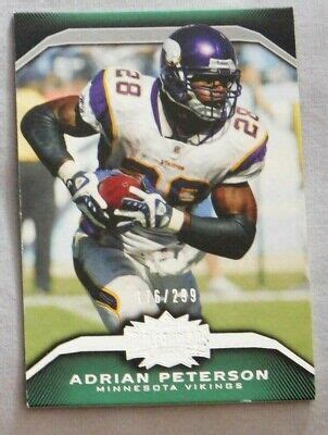 Topps Triple Threads Emerald Green Adrian Peterson