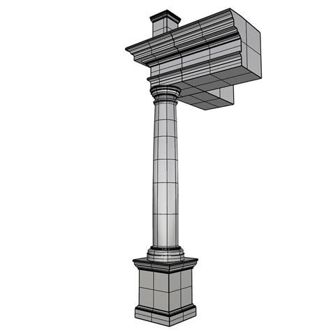 Coluna Clássica Da Toscana Modelo 3d 19 Unknown Stl Obj Lwo Ige