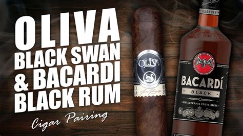 Oliva Black Swan And Bacardi Black Rum Cigar Pairing Youtube