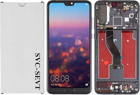 Podzespoły do telefonu ORYGINALNY SERVICE PACK DO HUAWEI P20 PRO RAMKA