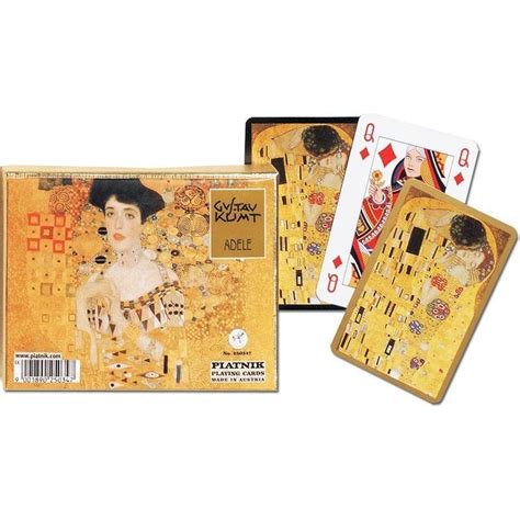 Jeu de cartes Gustave CLIMT Adèle Un jeu Piatnik Boutique BCD JEUX