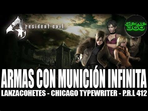 Resident Evil Hd Armas Con Munici N Infinita Lanzacohetes