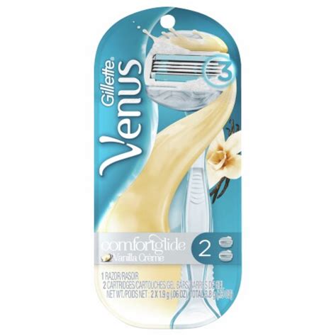 Gillette Venus Comfort Glide Vanilla Creme Razor Kit Ct Qfc