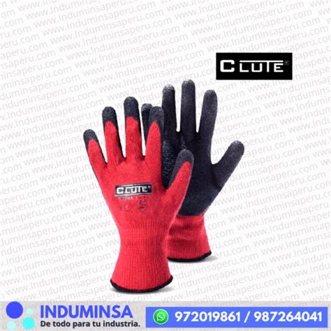 Guante Super Flex Rojo Clute Induminsa