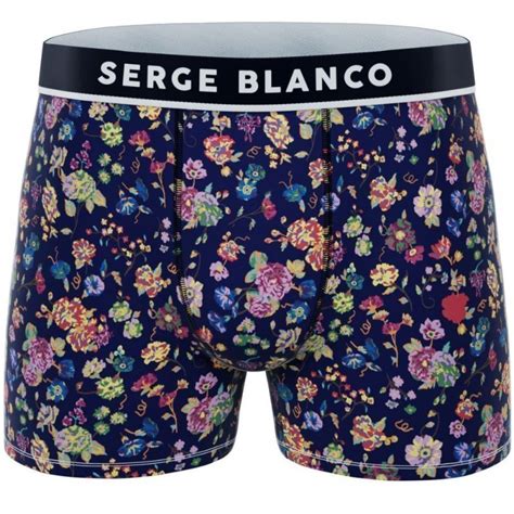 Serge Blanco Boxer Homme Microfibre Sublass Marine