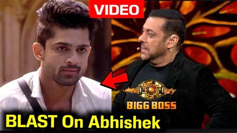 Bigg Boss 17 Abhishek Kumar SLAMS By Salman Khan On Behaviour At