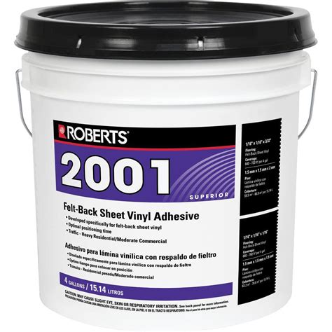 Roberts 4 Gal Premium Fiberglass And Luxury Vinyl Tile Adhesive 2310 4