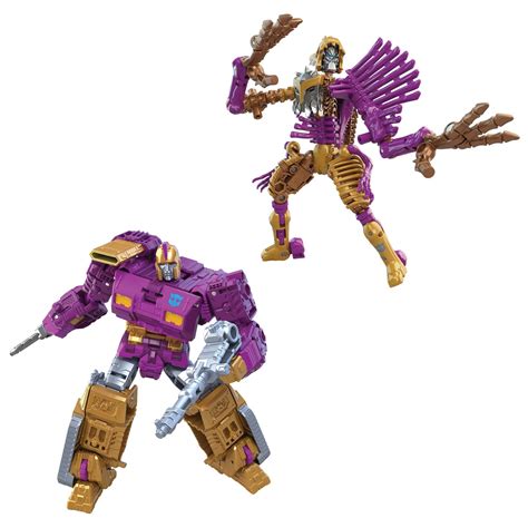 Hasbro Reveal Transformers Legacy Wreck n Rule Impactor and Spindle